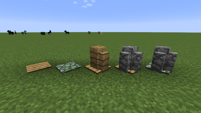The model in different variations